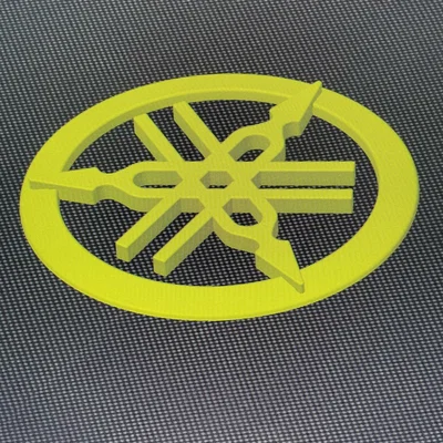 Mô hình 3D logo Yamaha trang trí đẹp mắt cho người yêu xe