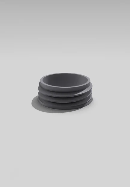 Mô hình ren nắp chai tiêu chuẩn (.step) dành cho dự án DIY 3D - Image 1