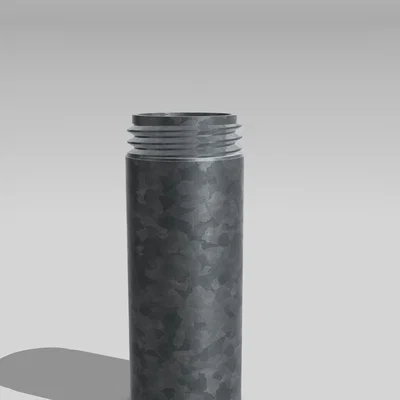 Mô hình ren nắp chai tiêu chuẩn (.step) dành cho dự án DIY 3D