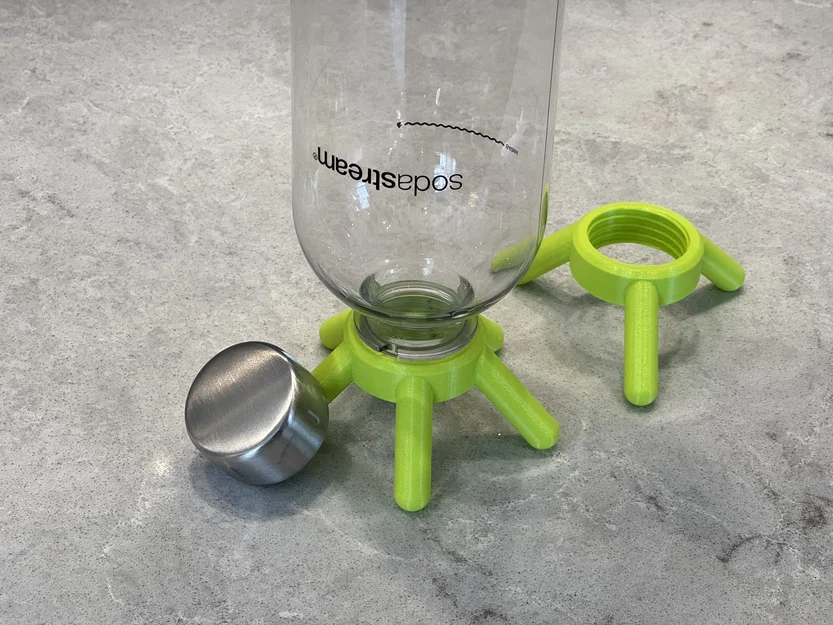 Kệ dựng chai SodaStream chân bo tròn để làm khô - Image 1