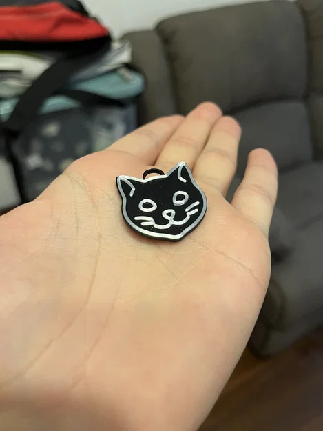 Móc khóa hình mèo dễ thương in 3D - Phụ kiện đáng yêu - Image 2