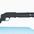Mô hình súng Shotgun cho nhân vật lắp ráp (Lego Shotgun) - Thumbnail 1