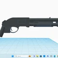 Mô hình súng Shotgun cho nhân vật lắp ráp (Lego Shotgun) - Thumbnail 2