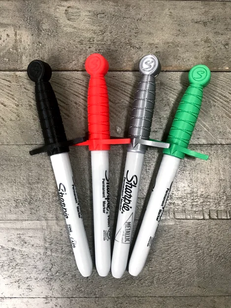 Chuôi kiếm Sharpie – Bút mạnh hơn kiếm (Sharpie Hilt) - Image 2