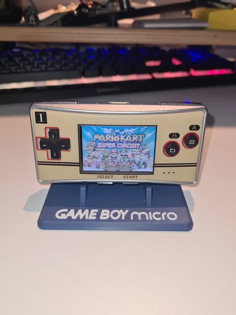 Giá đỡ trưng bày Game Boy Micro - Phụ kiện in 3D cho dân sưu tầm - Image 1