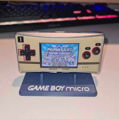 Giá đỡ trưng bày Game Boy Micro - Phụ kiện in 3D cho dân sưu tầm
