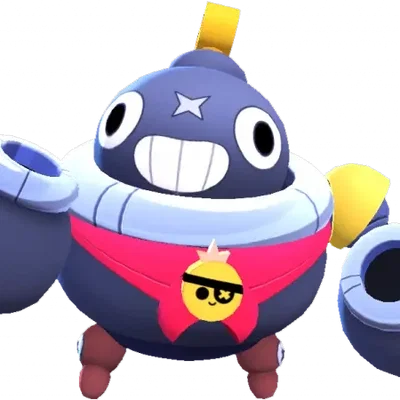 Mô hình 3D nhân vật Tick trong Brawl Stars để in ấn