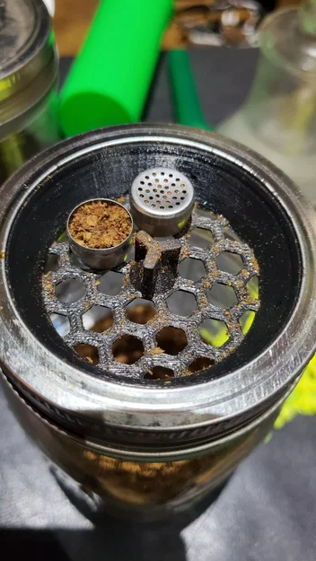 Nắp hũ mason để đổ sạch capsule Storz & Bickel (hoặc POTV) dễ dàng - Image 2