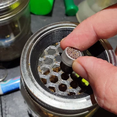 Nắp hũ mason để đổ sạch capsule Storz & Bickel (hoặc POTV) dễ dàng