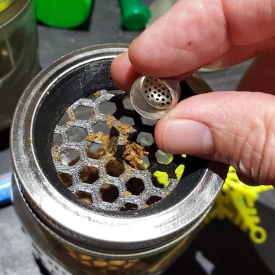 Nắp hũ mason để đổ sạch capsule Storz & Bickel (hoặc POTV) dễ dàng