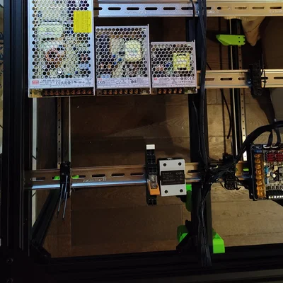 Ngàm gắn DIN Rail cho LRS-200 (LRS-200 DIN Rail Mount)