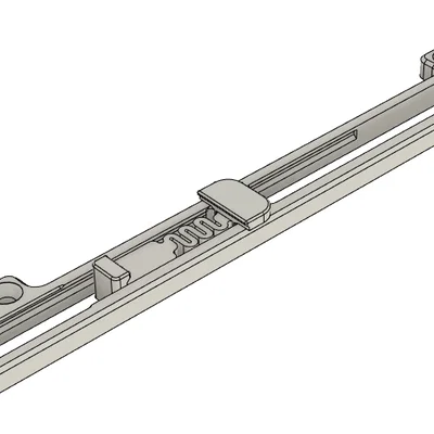 Ngàm DIN Rail cho LRS-200 chỉnh được chiều cao (Adjustable Height)