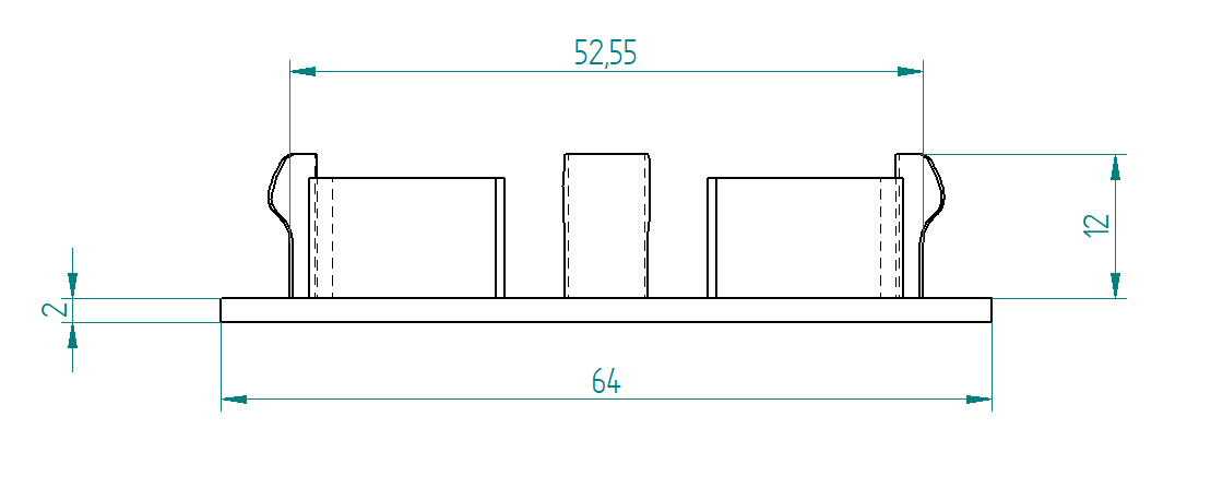 Nắp chụp mâm xe Ford Focus mk1 in 3D - Image 4