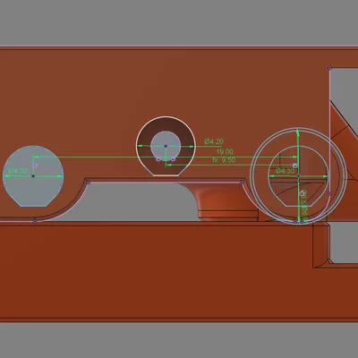 Hummingbird Extruder - Barebone V2 (HGX 2.0 gears)