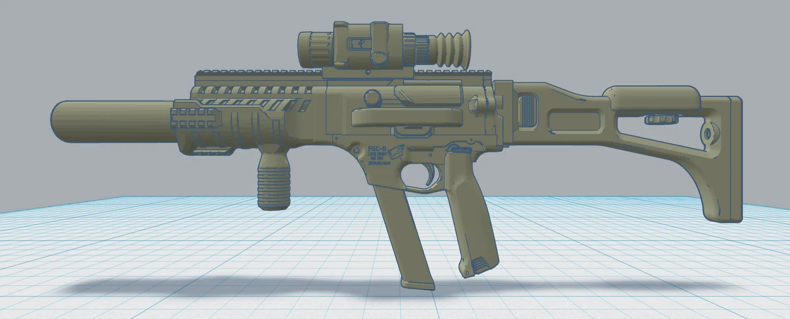 Mô hình súng FGC9 chi tiết dành cho Dummy 13 - Image 3