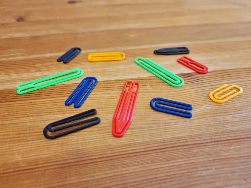 Bộ Kẹp Giấy (Paper Clip Assortment) In 3D - Image 2
