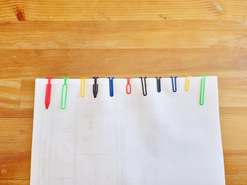 Bộ Kẹp Giấy (Paper Clip Assortment) In 3D - Image 3