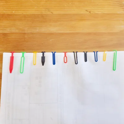 Bộ Kẹp Giấy (Paper Clip Assortment) In 3D