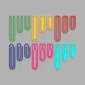 Bộ Kẹp Giấy (Paper Clip Assortment) In 3D - Thumbnail 5
