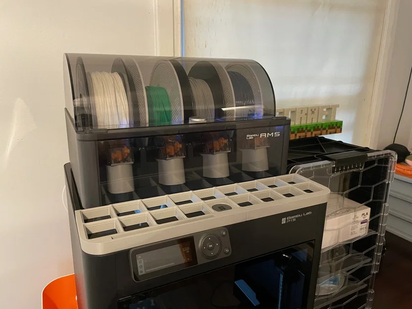 Đế Gridfinity 2x9 cho máy in 3D Bambu Lab P1S siêu gọn gàng - Image 1