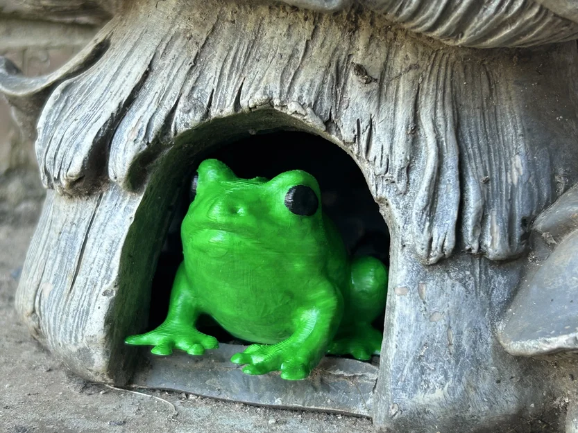 Froggy Friend – Bé Ếch Dễ Thương Trang Trí - Image 1