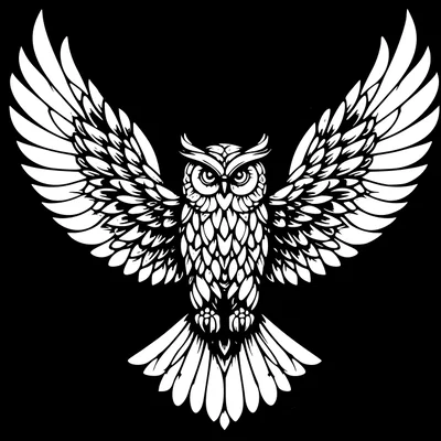 Khuôn phun sơn hình cú mèo (Stencil Owl) độc đáo cho dự án DIY