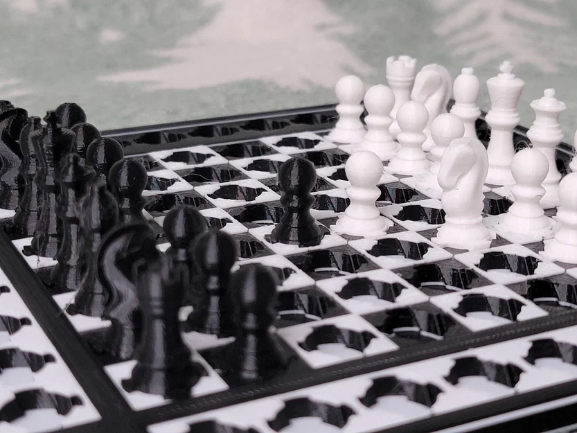 Bàn cờ vua du lịch (Traveling chess board) - Image 1