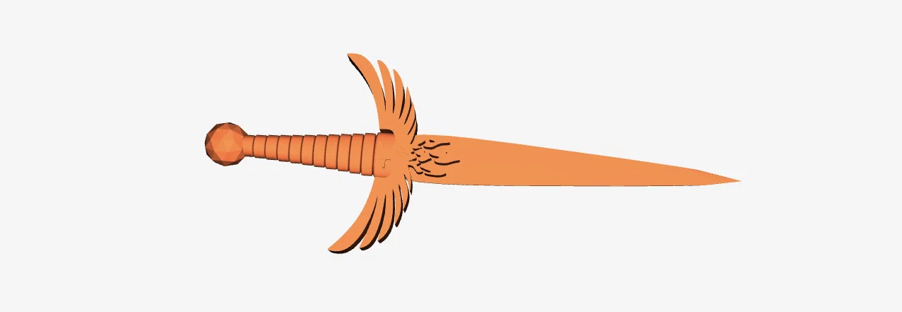 Mô hình dao găm giả tưởng (Dagger) in 3D độc đáo cho DND - Image 1