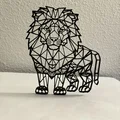 Mô hình trang trí Sư tử hình học Geometric Lion nghệ thuật - Thumbnail 2