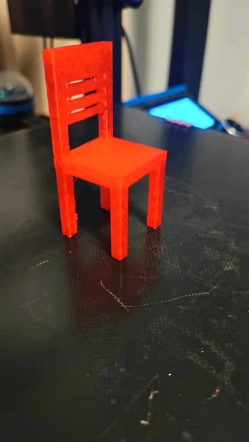 Mô hình ghế nhỏ trang trí bàn làm việc in 3D siêu đơn giản - Image 1