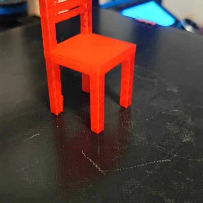 Mô hình ghế nhỏ trang trí bàn làm việc in 3D siêu đơn giản
