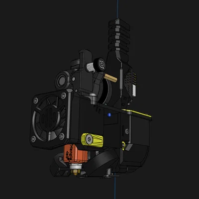 Toolhead RR V-Core 3.4 (Vcore 4→3.1) kèm plate Dragon Ace CF & duct tốt hơn