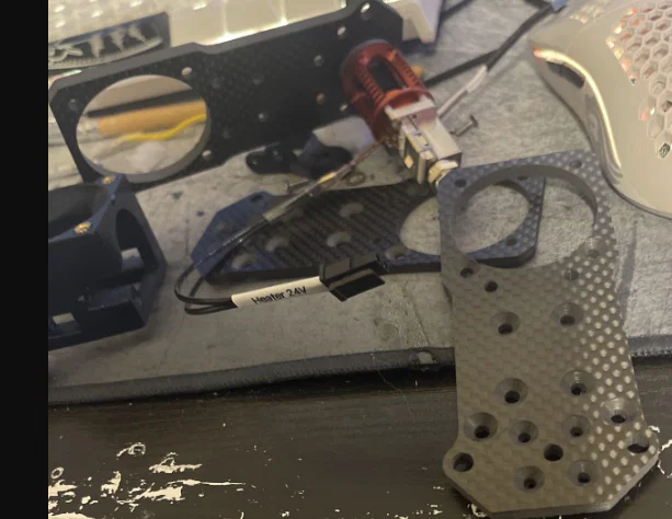 Toolhead RR V-Core 3.4 (Vcore 4→3.1) kèm plate Dragon Ace CF & duct tốt hơn - Image 3