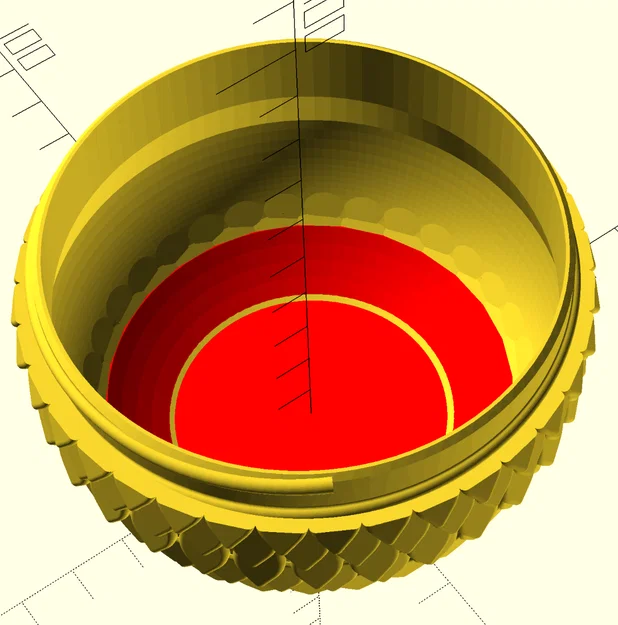 Phần đáy dày hơn cho Trứng Rồng Ren Lớn (Large Threaded Dragon Egg) - Image 1