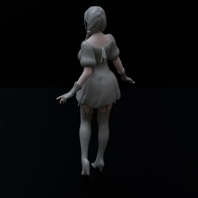 Mô hình nhân vật Graceful Effigy tinh xảo để in 3D