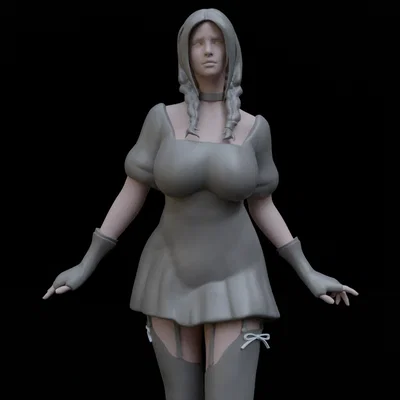 Mô hình nhân vật Graceful Effigy tinh xảo để in 3D