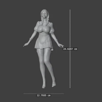 Mô hình nhân vật Graceful Effigy tinh xảo để in 3D