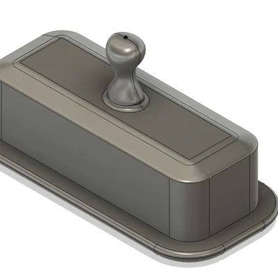 Khay đựng bơ 3D tự thiết kế tiện lợi cho gia đình