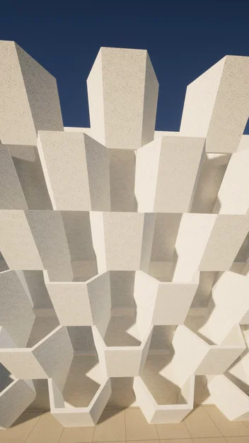 Chậu Cây Treo Tường Lục Giác (Hexagon Wall Plant) - Image 1