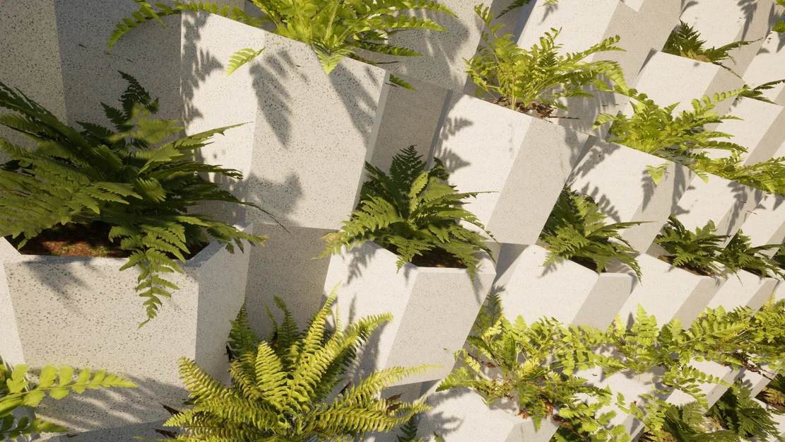 Chậu Cây Treo Tường Lục Giác (Hexagon Wall Plant) - Image 3