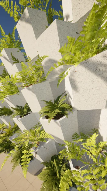 Chậu Cây Treo Tường Lục Giác (Hexagon Wall Plant) - Image 12
