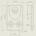 Wood connector tháo lắp cho working trestle (lösbarer Holzverbinder) - Thumbnail 4