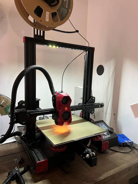 Ngàm gắn Stealthburner cho Ender 3 (linear rail MGN12) - Image 1