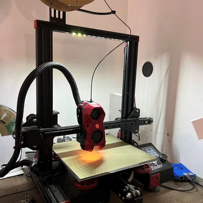 Ngàm gắn Stealthburner cho Ender 3 (linear rail MGN12)