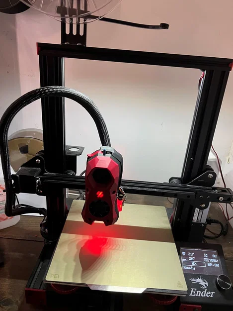 Ngàm gắn Stealthburner cho Ender 3 (linear rail MGN12) - Image 2