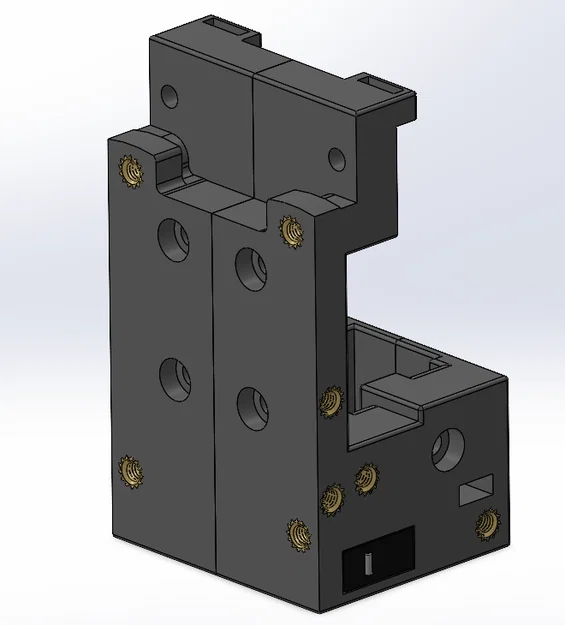 Ngàm gắn Linear Rail cho Voron Stealthburner trên Ender 3 - Image 1