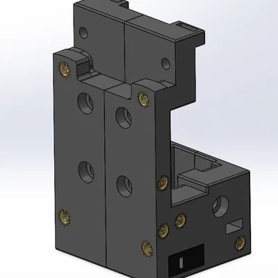 Ngàm gắn Linear Rail cho Voron Stealthburner trên Ender 3
