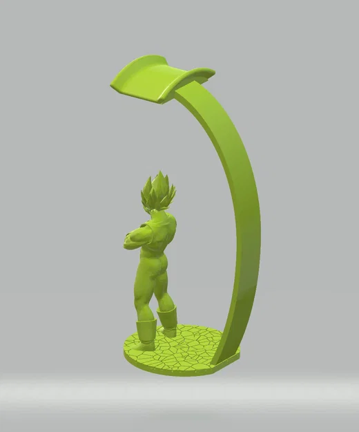 Giá treo tai nghe Vegeta (Dragon Ball Super) – Headphone stand/holder - Image 2