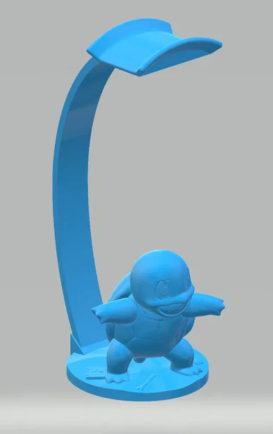 Giá treo/đế tai nghe Squirtle (Squirtle headphone stand / holder) - Image 2
