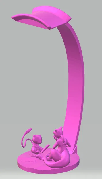 Giá đỡ tai nghe Mew & Mewtwo (Headphone Stand/Holder) - Image 2